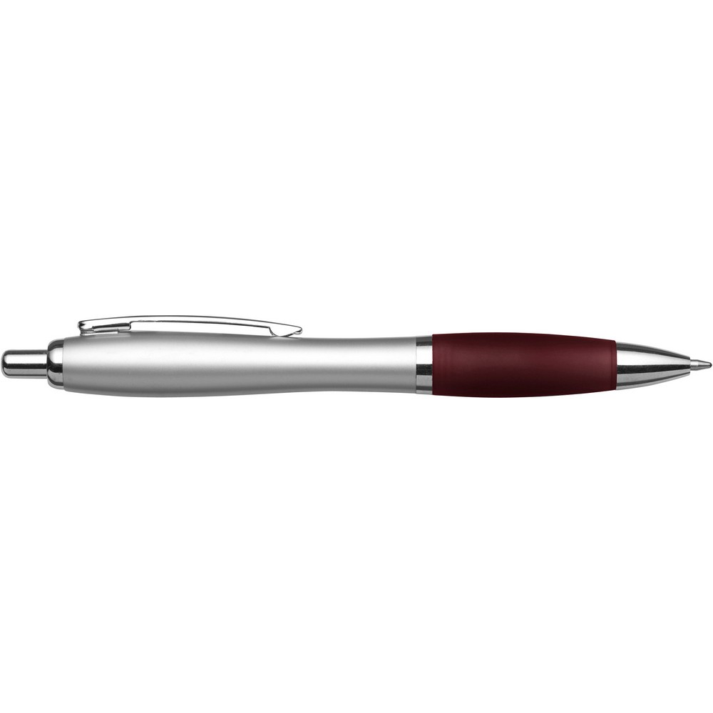 Długopis z RABS z nadrukiem Twojego logo, materiał: metal, plastik, stal, kolor: burgund Długopis z RABS z nadrukiem Twojego logo, materiał: metal, plastik, stal, kolor: burgund