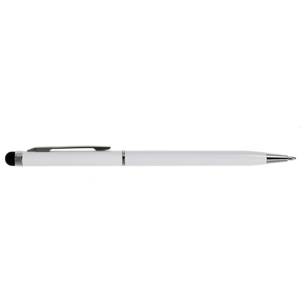 Długopis, touch pen | Irin z nadrukiem Twojego logo, materiał: aluminium, kolor: biały Długopis, touch pen | Irin z nadrukiem Twojego logo, materiał: aluminium, kolor: biały