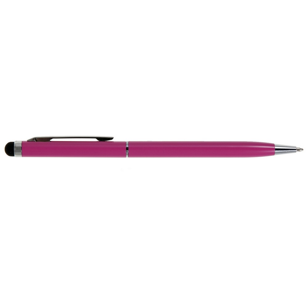 Długopis, touch pen | Irin z nadrukiem Twojego logo, materiał: aluminium, kolor: różowy Długopis, touch pen | Irin z nadrukiem Twojego logo, materiał: aluminium, kolor: różowy