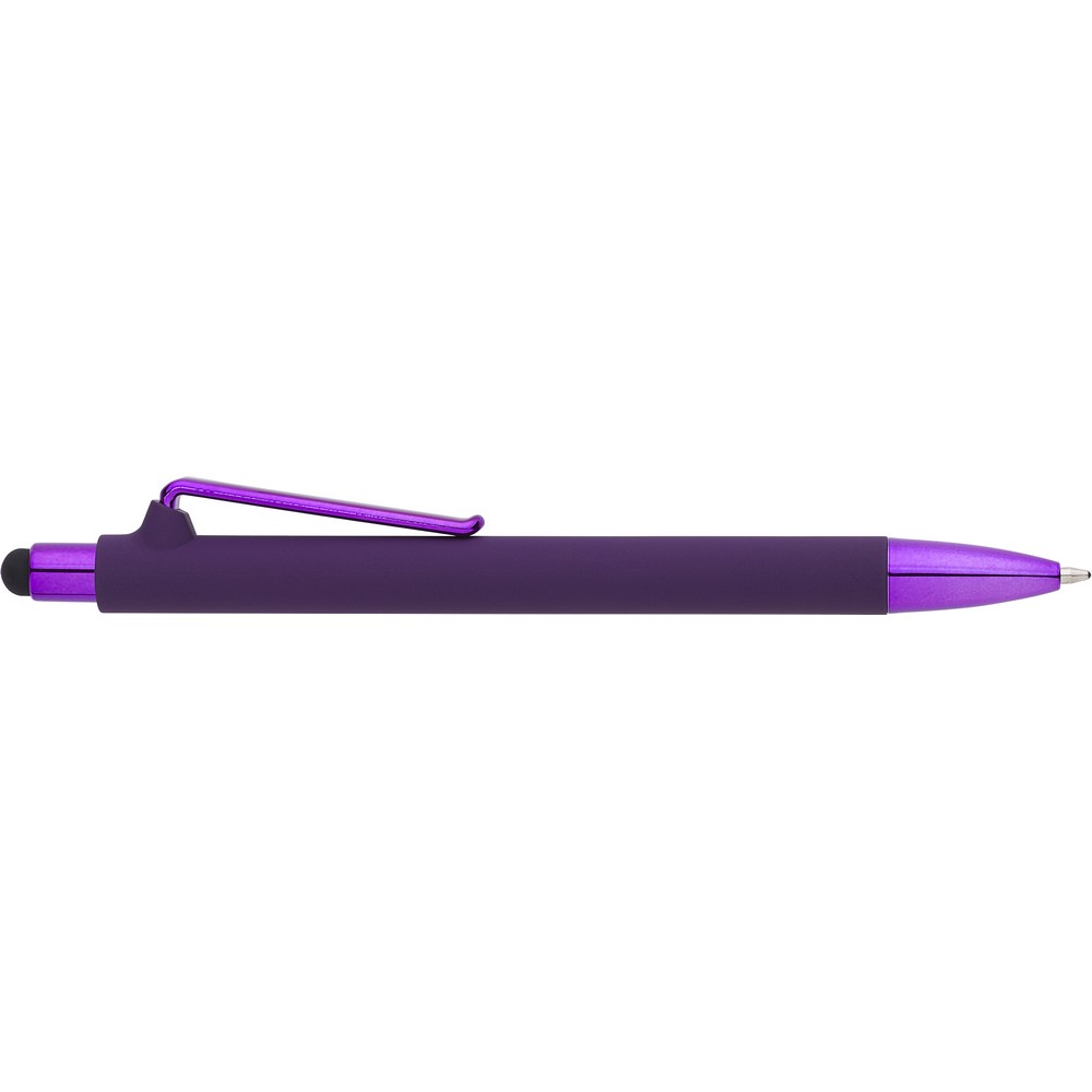 Długopis, touch pen z nadrukiem Twojego logo, materiał: plastik, silikon, kolor: fioletowy Długopis, touch pen z nadrukiem Twojego logo, materiał: plastik, silikon, kolor: fioletowy