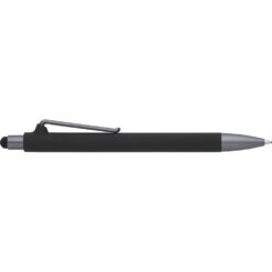 Długopis, touch pen z nadrukiem Twojego logo, materiał: metal, plastik, kolor: czarny