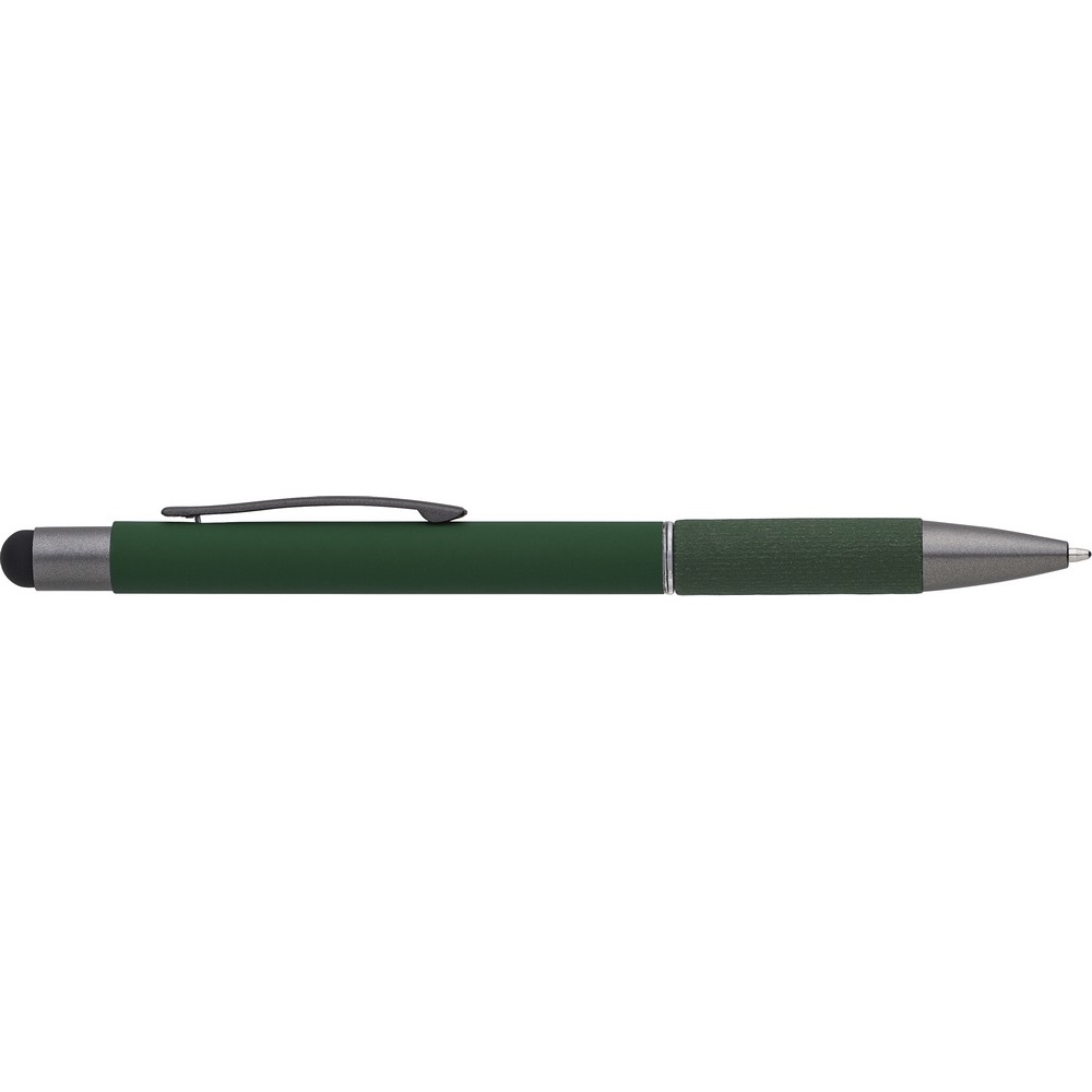 Długopis, touch pen z nadrukiem Twojego logo, materiał: metal, plastik, kolor: zielony Długopis, touch pen z nadrukiem Twojego logo, materiał: metal, plastik, kolor: zielony