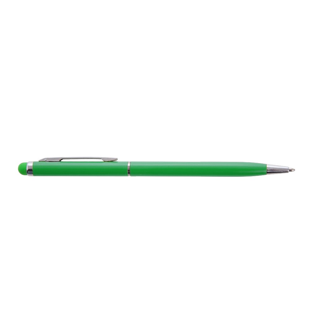 Długopis, touch pen | Dennis z nadrukiem Twojego logo, materiał: aluminium, kolor: zielony Długopis, touch pen | Dennis z nadrukiem Twojego logo, materiał: aluminium, kolor: zielony