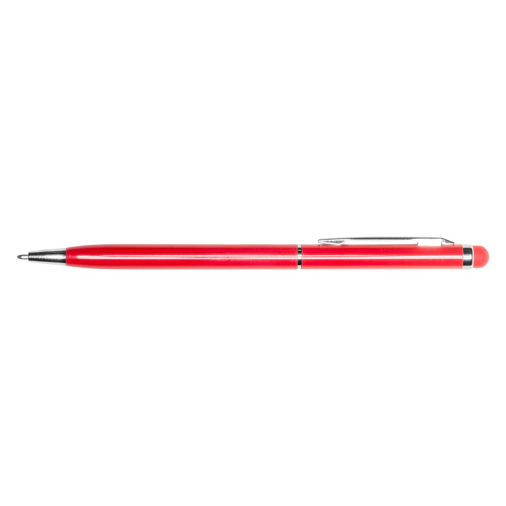 Długopis, touch pen z nadrukiem Twojego logo, materiał: aluminium, kolor: czerwony Długopis, touch pen z nadrukiem Twojego logo, materiał: aluminium, kolor: czerwony