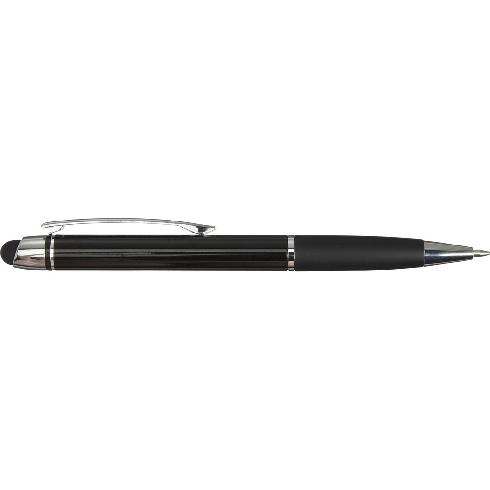 Długopis, touch pen z nadrukiem Twojego logo, materiał: plastik, aluminium, kolor: czarny Długopis, touch pen z nadrukiem Twojego logo, materiał: plastik, aluminium, kolor: czarny
