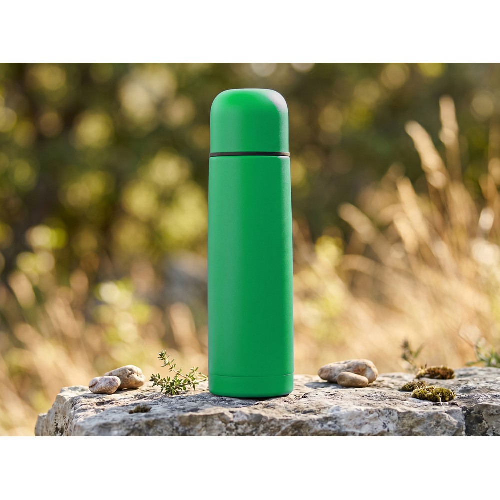 Termos 500 ml | Olympe z nadrukiem Twojego logo, materiał: stal nierdzewna, stal, kolor: zielony Termos 500 ml | Olympe z nadrukiem Twojego logo, materiał: stal nierdzewna, stal, kolor: zielony