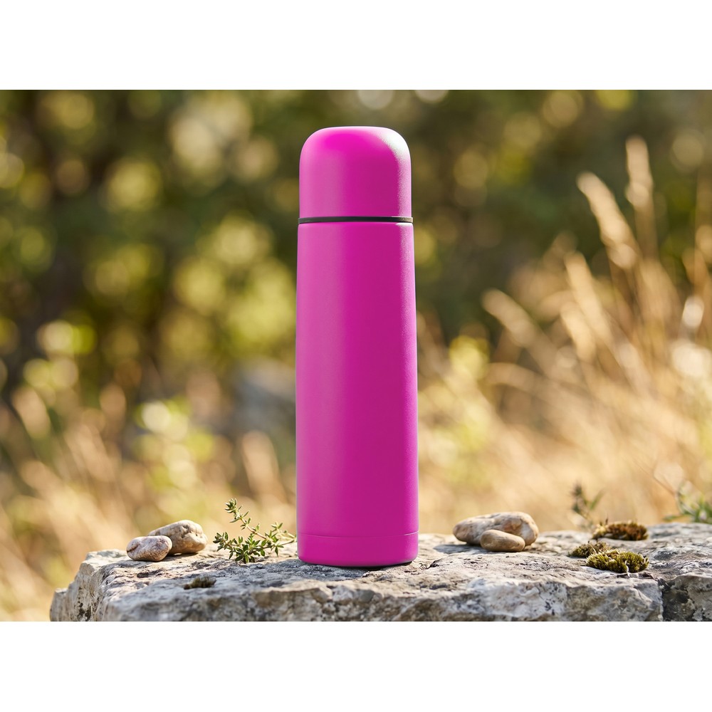 Termos 500 ml | Olympe z nadrukiem Twojego logo, materiał: stal nierdzewna, stal, kolor: różowy Termos 500 ml | Olympe z nadrukiem Twojego logo, materiał: stal nierdzewna, stal, kolor: różowy