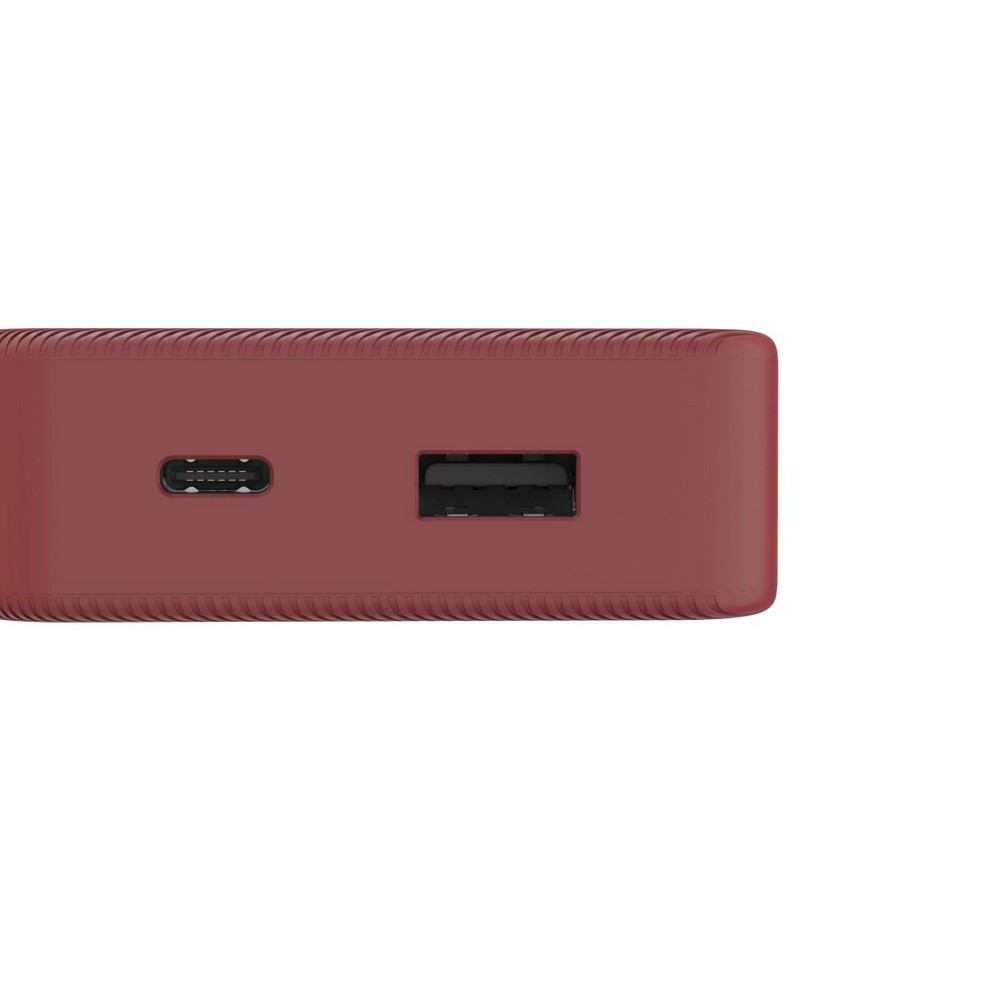 Power bank 10000 mAh Hama Power Pack z nadrukiem Twojego logo, materiał: plastik, kolor: czerwony Power bank 10000 mAh Hama Power Pack z nadrukiem Twojego logo, materiał: plastik, kolor: czerwony