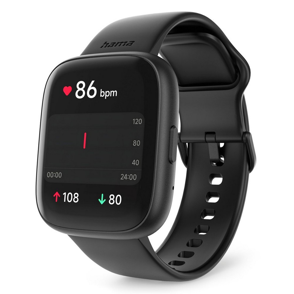 Monitor Aktywności Hama Smartwatch 4000 z nadrukiem Twojego logo, materiał: plastik, kolor: czarny Monitor Aktywności Hama Smartwatch 4000 z nadrukiem Twojego logo, materiał: plastik, kolor: czarny