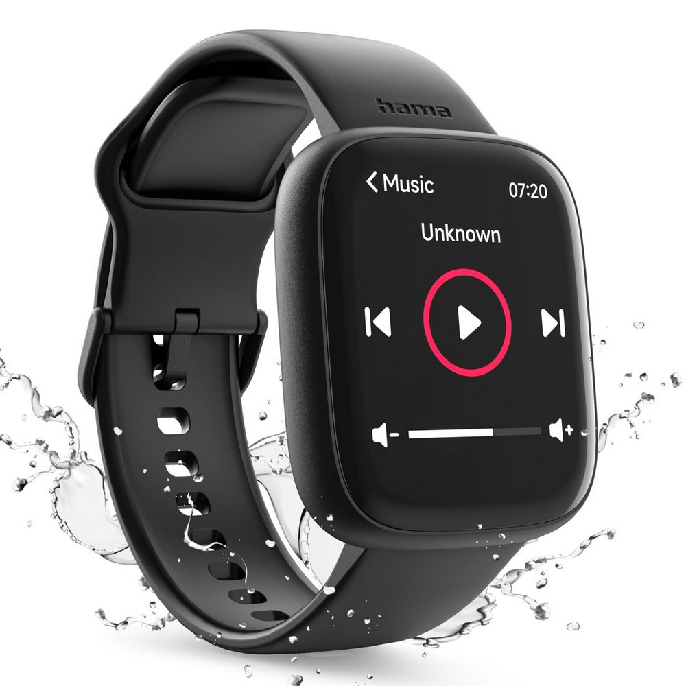 Monitor Aktywności Hama Smartwatch 4000 z nadrukiem Twojego logo, materiał: plastik, kolor: czarny Monitor Aktywności Hama Smartwatch 4000 z nadrukiem Twojego logo, materiał: plastik, kolor: czarny