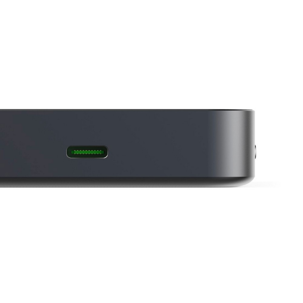Magnetyczny power bank 10000 mAh Hama z nadrukiem Twojego logo, materiał: aluminium, kolor: czarny Magnetyczny power bank 10000 mAh Hama z nadrukiem Twojego logo, materiał: aluminium, kolor: czarny