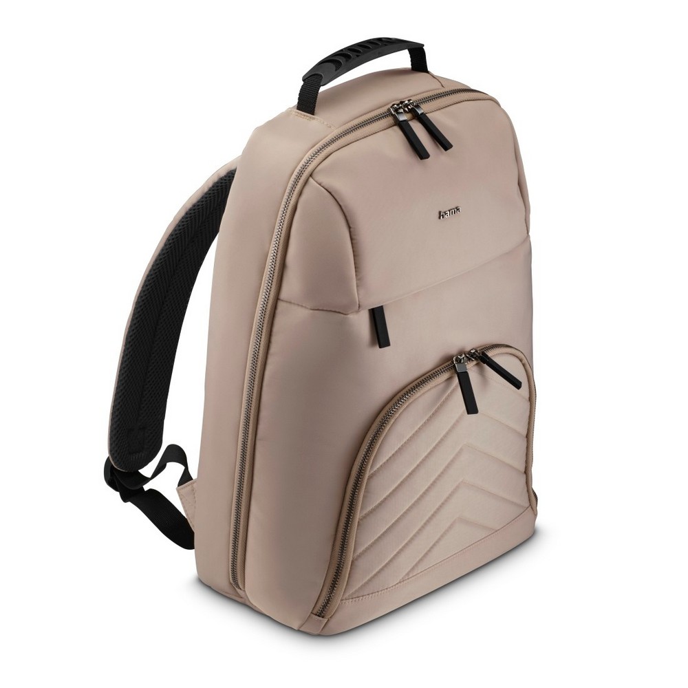Plecak na laptopa 16,2" Hama Lightweight Premium z nadrukiem Twojego logo, materiał: poliester, kolor: beżowy Plecak na laptopa 16,2" Hama Lightweight Premium z nadrukiem Twojego logo, materiał: poliester, kolor: beżowy