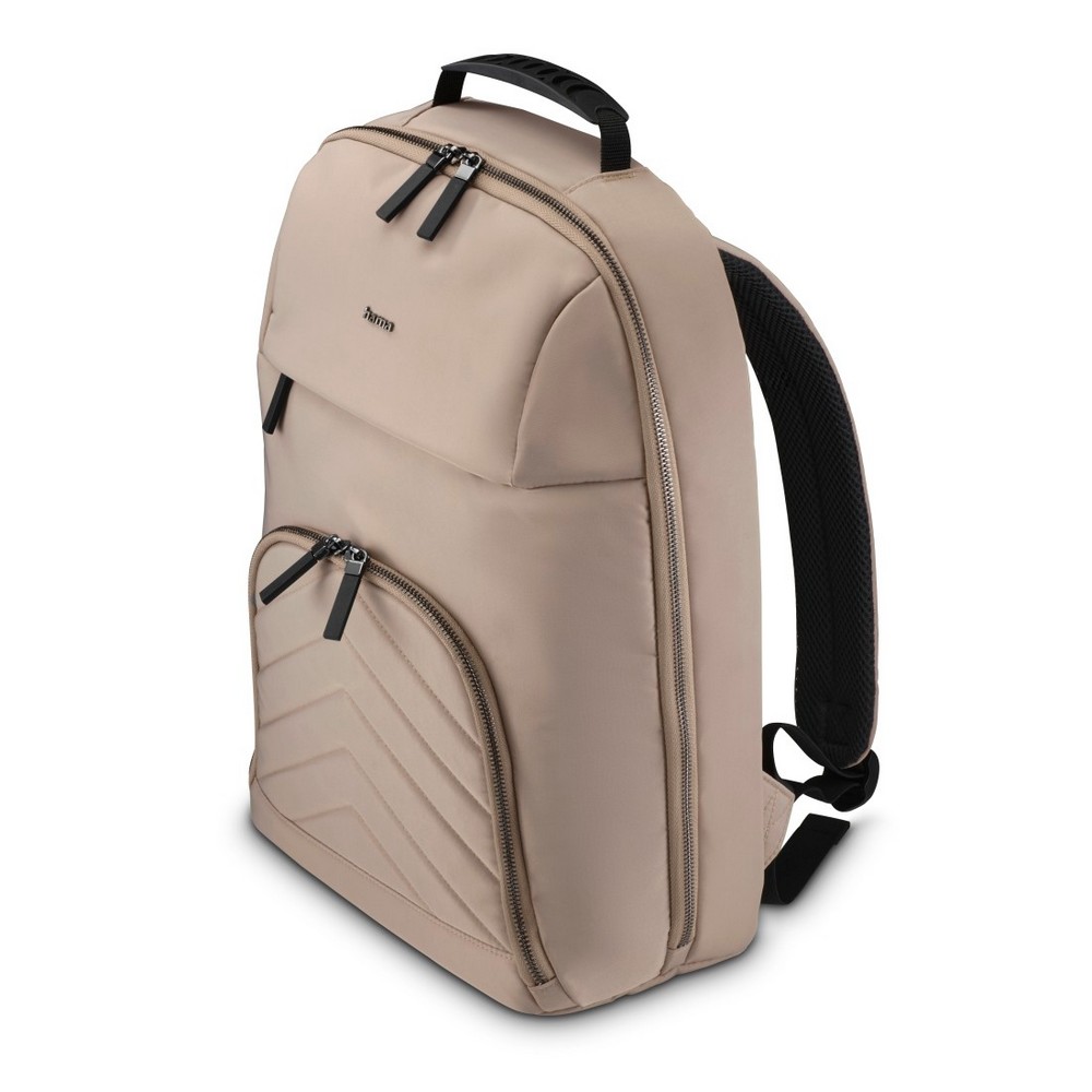 Plecak na laptopa 16,2" Hama Lightweight Premium z nadrukiem Twojego logo, materiał: poliester, kolor: beżowy Plecak na laptopa 16,2" Hama Lightweight Premium z nadrukiem Twojego logo, materiał: poliester, kolor: beżowy