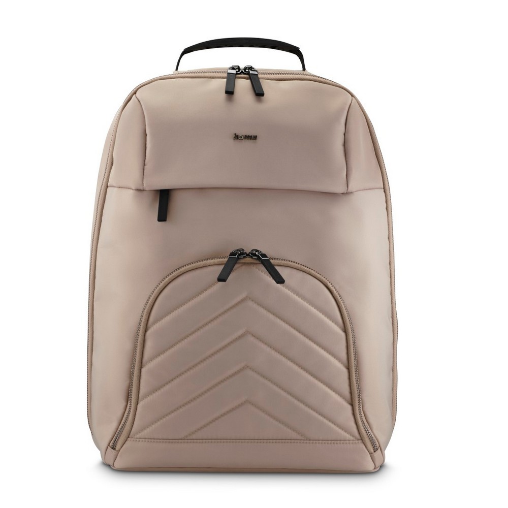 Plecak na laptopa 16,2" Hama Lightweight Premium z nadrukiem Twojego logo, materiał: poliester, kolor: beżowy Plecak na laptopa 16,2" Hama Lightweight Premium z nadrukiem Twojego logo, materiał: poliester, kolor: beżowy