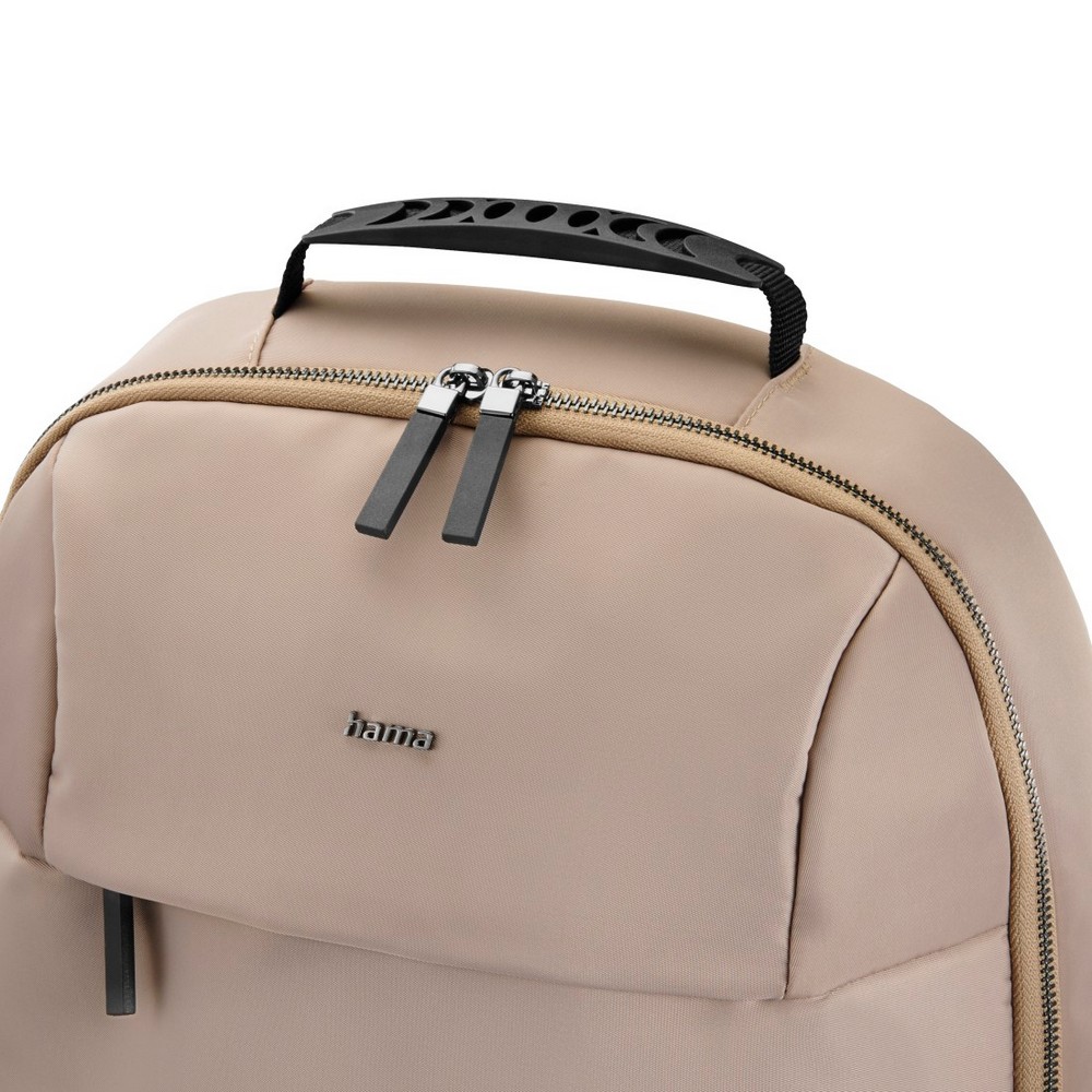 Plecak na laptopa 16,2" Hama Lightweight Premium z nadrukiem Twojego logo, materiał: poliester, kolor: beżowy Plecak na laptopa 16,2" Hama Lightweight Premium z nadrukiem Twojego logo, materiał: poliester, kolor: beżowy