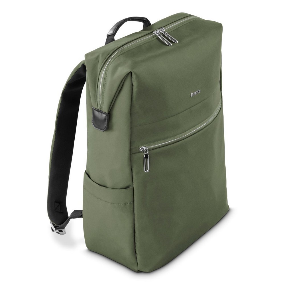 Plecak na laptopa 16,2" Hama Ultimate z nadrukiem Twojego logo, materiał: poliester, kolor: zielony Plecak na laptopa 16,2" Hama Ultimate z nadrukiem Twojego logo, materiał: poliester, kolor: zielony