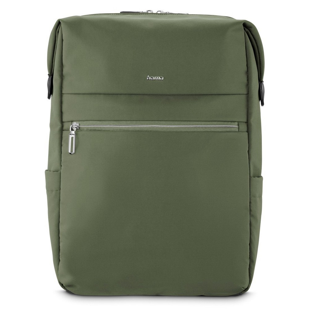 Plecak na laptopa 16,2" Hama Ultimate z nadrukiem Twojego logo, materiał: poliester, kolor: zielony Plecak na laptopa 16,2" Hama Ultimate z nadrukiem Twojego logo, materiał: poliester, kolor: zielony