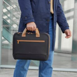 Torba na laptopa 15,6"-16,2" Hama Ultra Lightweight z nadrukiem Twojego logo, materiał: rpet, kolor: czarny