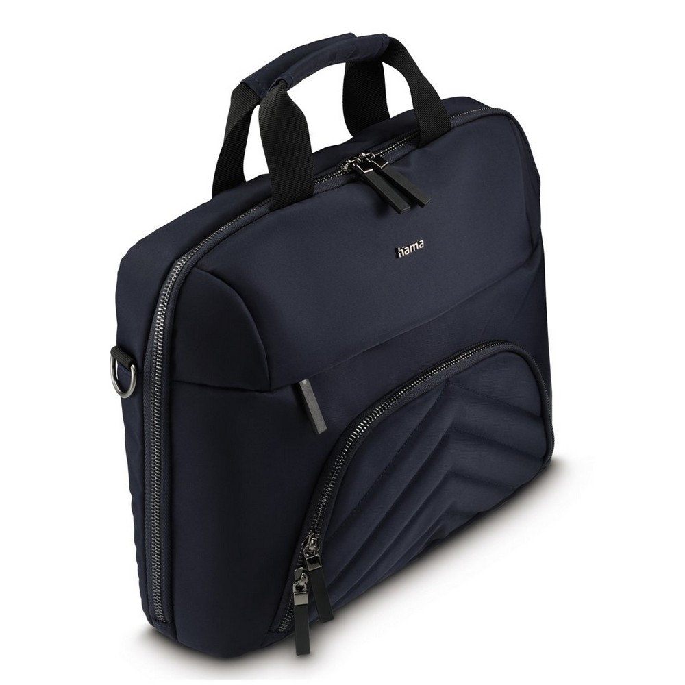 Torba na laptopa 15,6"-16,2" Hama Lightweight Premium z nadrukiem Twojego logo, materiał: rpet, kolor: granatowy Torba na laptopa 15,6"-16,2" Hama Lightweight Premium z nadrukiem Twojego logo, materiał: rpet, kolor: granatowy