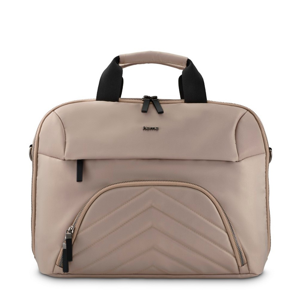 Torba na laptopa 15,6"-16,2" Hama Lightweight Premium z nadrukiem Twojego logo, materiał: rpet, kolor: beżowy Torba na laptopa 15,6"-16,2" Hama Lightweight Premium z nadrukiem Twojego logo, materiał: rpet, kolor: beżowy