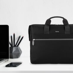 Torba na laptopa 15,6"-16,2" Hama Ultimate z nadrukiem Twojego logo, materiał: poliester, kolor: czarny