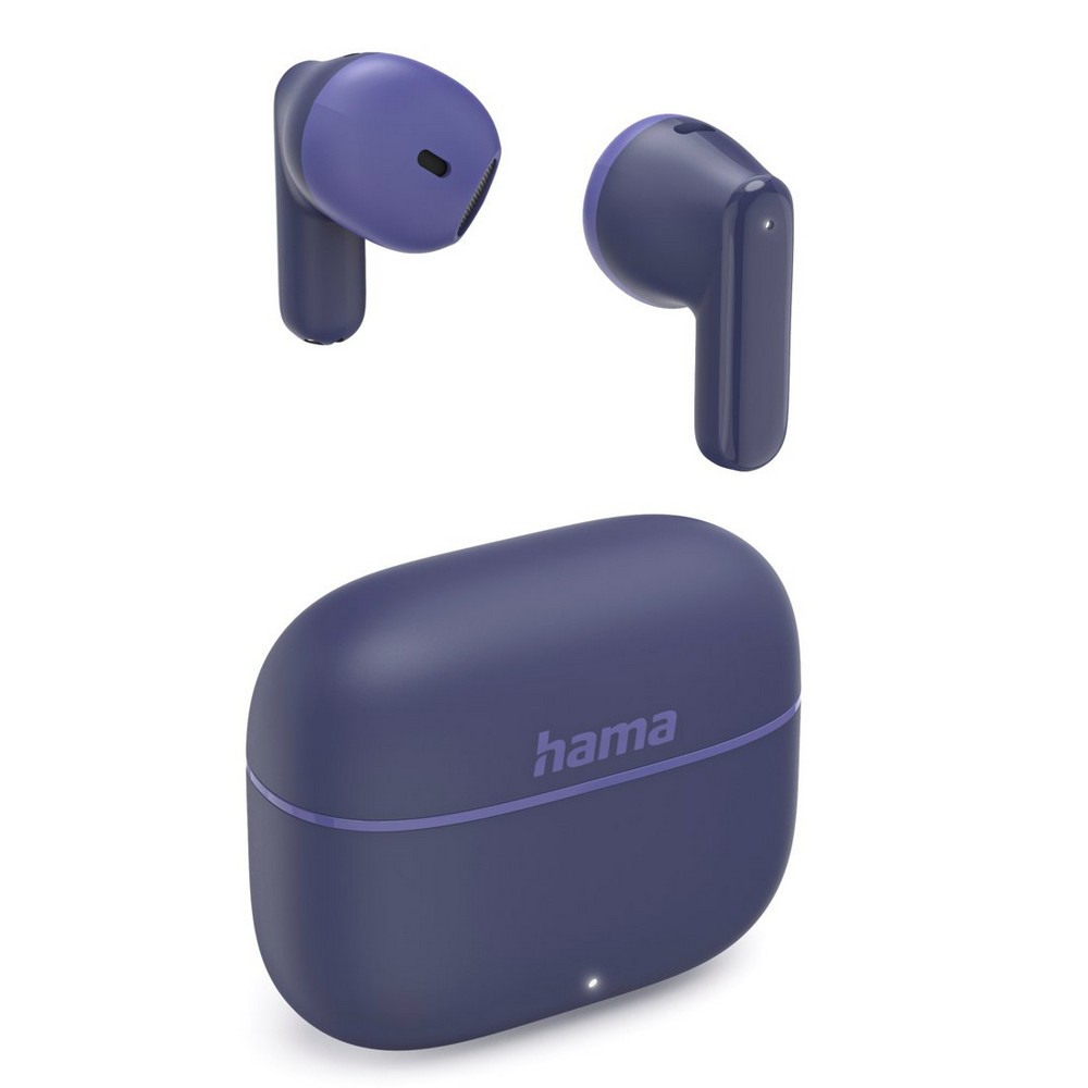 Bezprzewodowe słuchawki douszne Hama Freedom Lihgt II z nadrukiem Twojego logo, materiał: plastik, kolor: granatowy Bezprzewodowe słuchawki douszne Hama Freedom Lihgt II z nadrukiem Twojego logo, materiał: plastik, kolor: granatowy