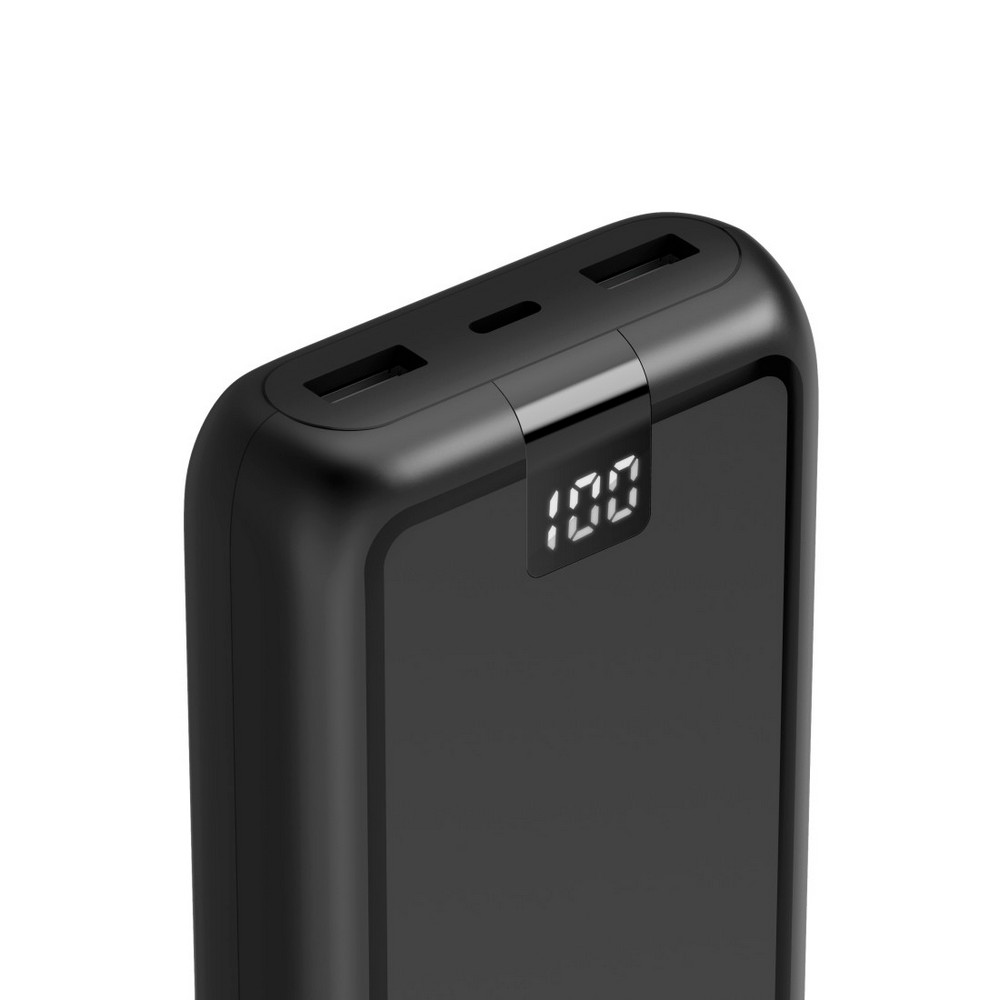 Power bank 20000 mAh Hama Power Pack Performance z nadrukiem Twojego logo, materiał: plastik, kolor: czarny Power bank 20000 mAh Hama Power Pack Performance z nadrukiem Twojego logo, materiał: plastik, kolor: czarny