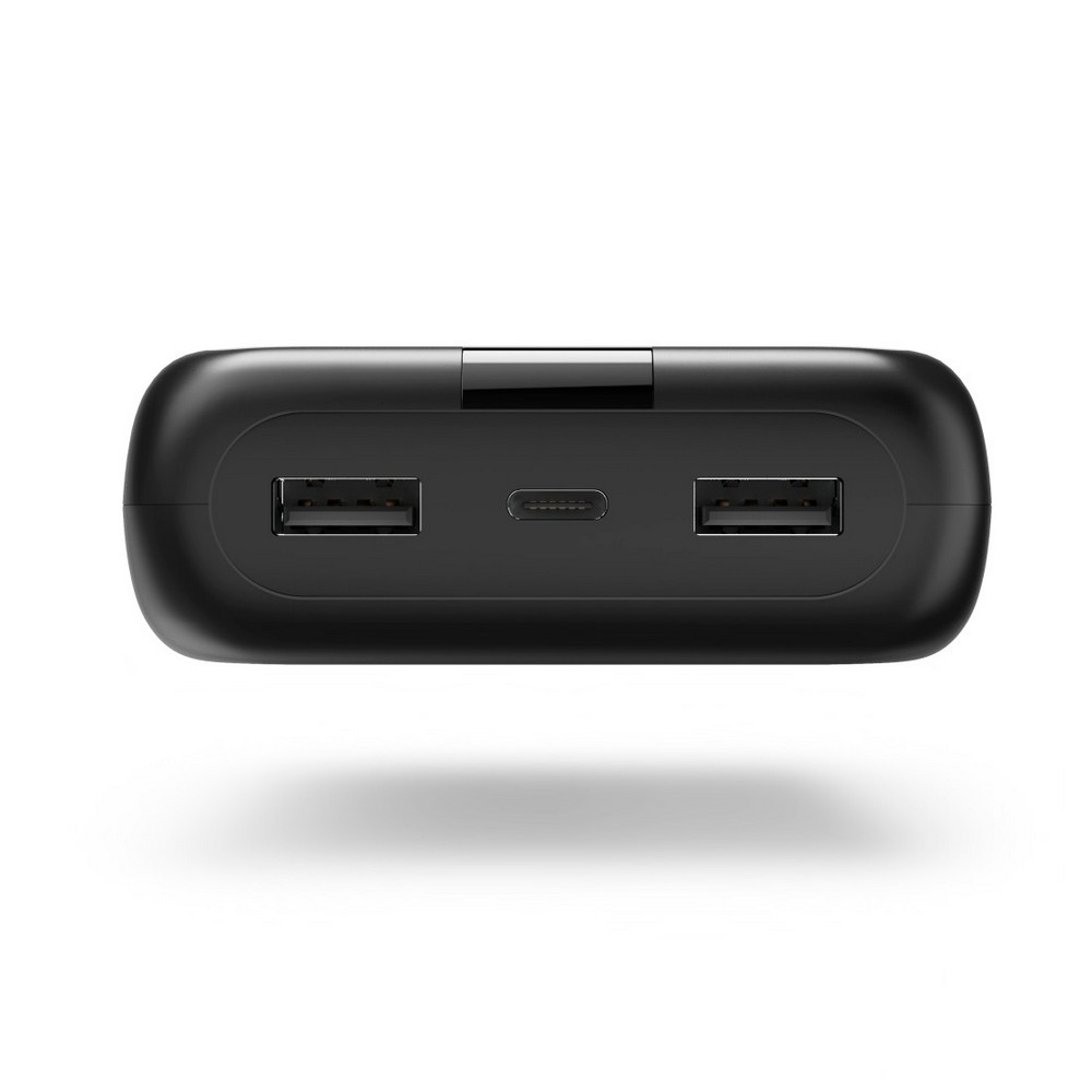 Power bank 24000 mAh Hama Power Pack Performance z nadrukiem Twojego logo, materiał: plastik, kolor: czarny Power bank 24000 mAh Hama Power Pack Performance z nadrukiem Twojego logo, materiał: plastik, kolor: czarny