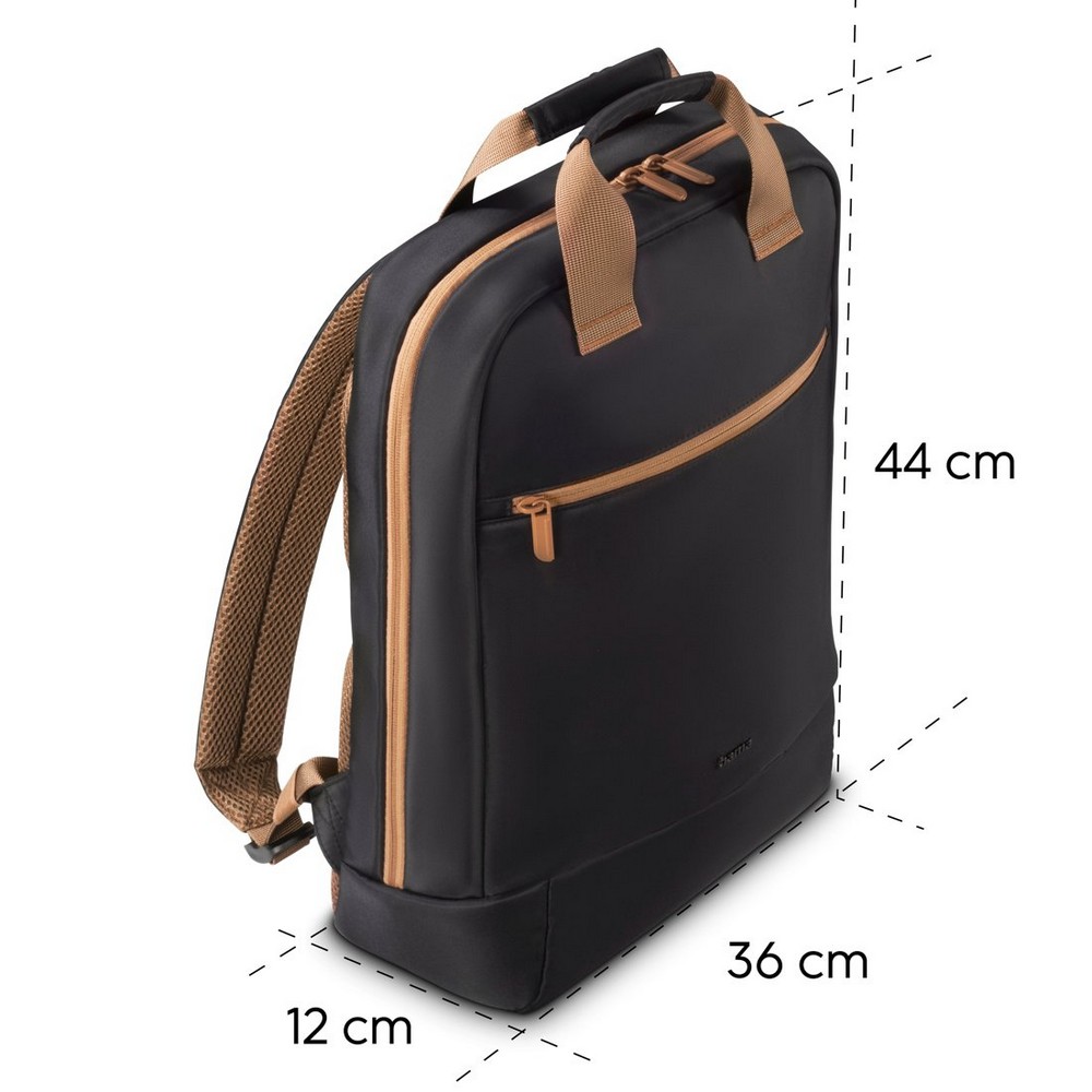 Plecak laptopa 16,2" Hama Lightweight z nadrukiem Twojego logo, materiał: poliester, rpet, kolor: czarny Plecak laptopa 16,2" Hama Lightweight z nadrukiem Twojego logo, materiał: poliester, rpet, kolor: czarny