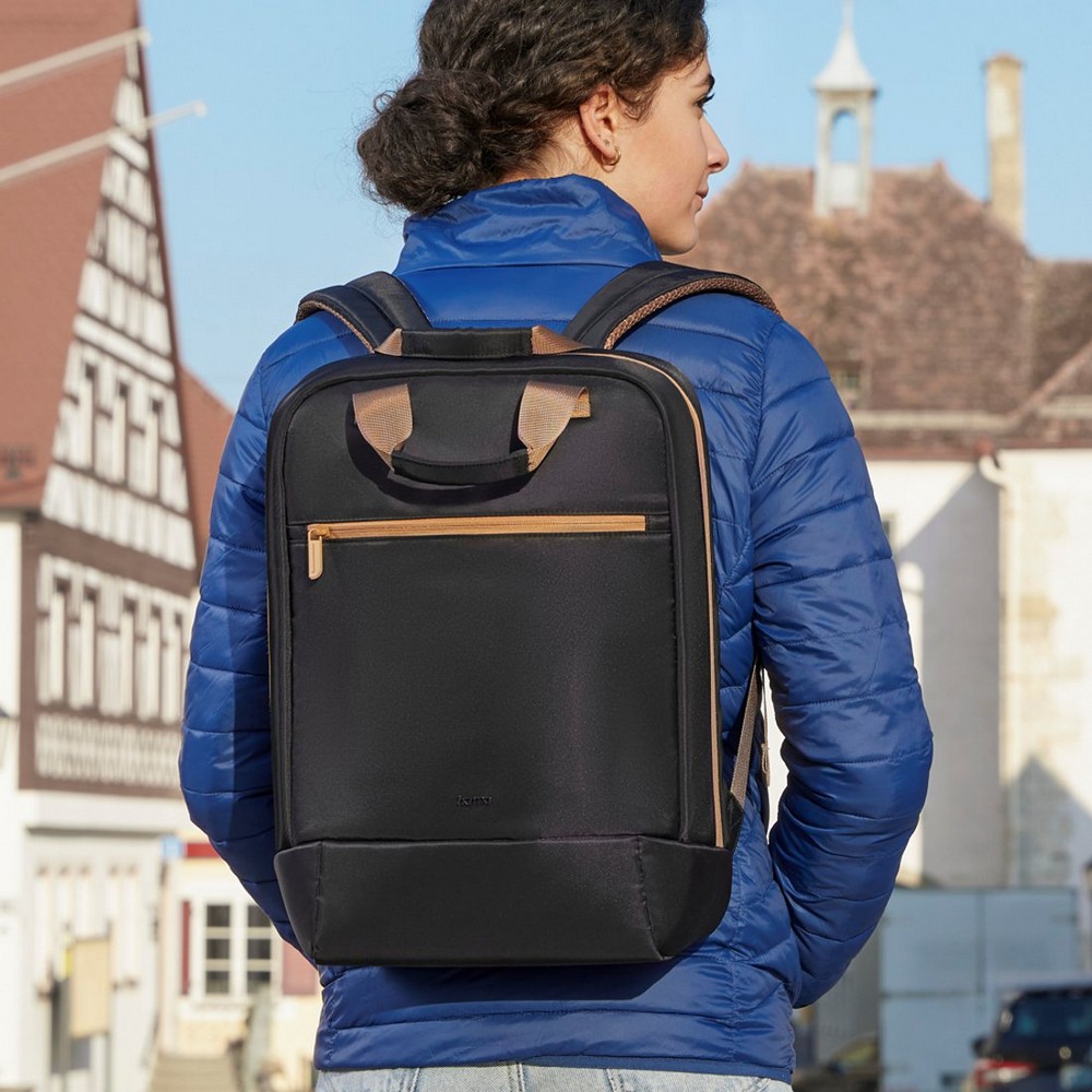 Plecak laptopa 16,2" Hama Lightweight z nadrukiem Twojego logo, materiał: poliester, rpet, kolor: czarny Plecak laptopa 16,2" Hama Lightweight z nadrukiem Twojego logo, materiał: poliester, rpet, kolor: czarny