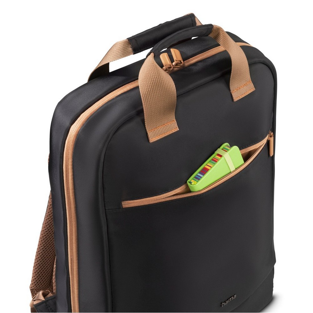 Plecak laptopa 16,2" Hama Lightweight z nadrukiem Twojego logo, materiał: poliester, rpet, kolor: czarny Plecak laptopa 16,2" Hama Lightweight z nadrukiem Twojego logo, materiał: poliester, rpet, kolor: czarny