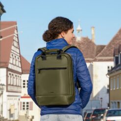 Plecak laptopa 16,2" Hama Lightweight z nadrukiem Twojego logo, materiał: poliester, rpet, kolor: zielony