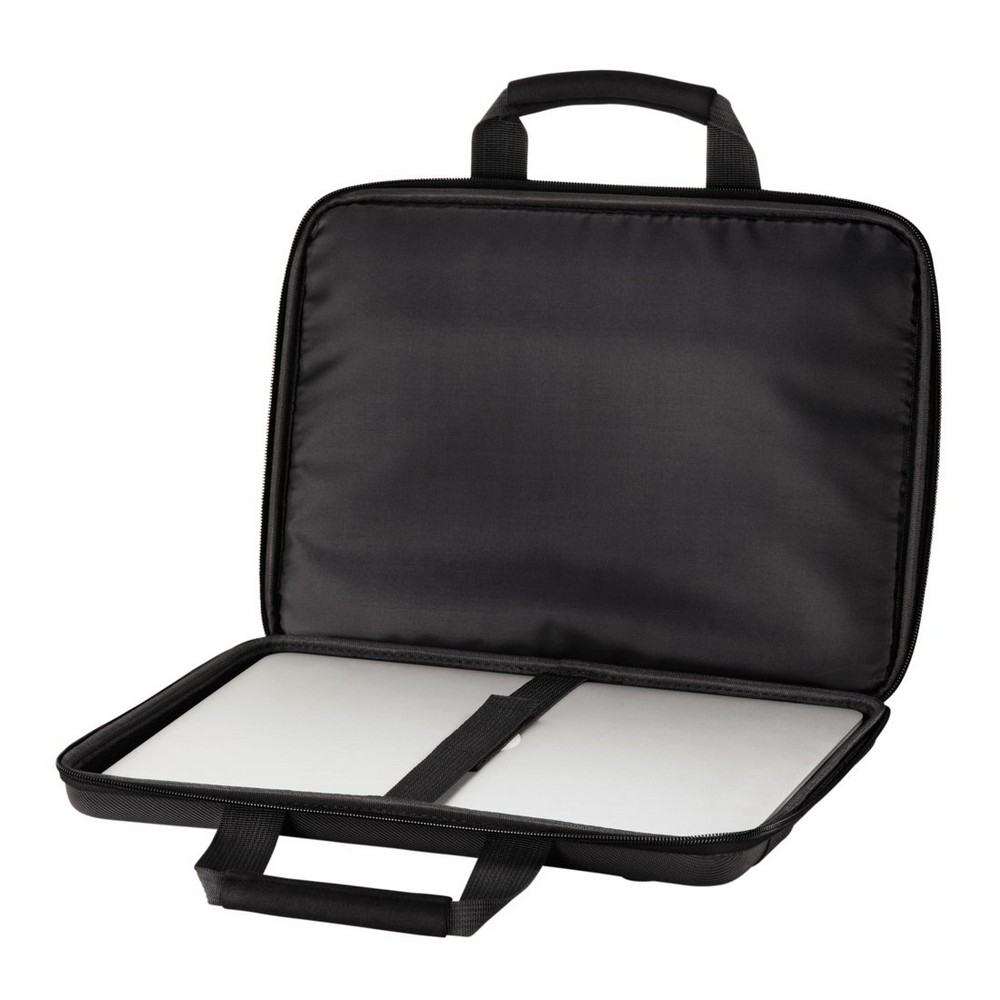 Torba na laptopa 15,6" Hama Nizza Life z nadrukiem Twojego logo, materiał: poliester, kolor: czarny Torba na laptopa 15,6" Hama Nizza Life z nadrukiem Twojego logo, materiał: poliester, kolor: czarny
