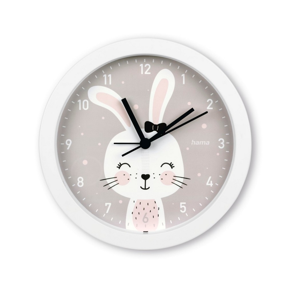Budzik dla dzieci Hama Maui Lovely Bunny z nadrukiem Twojego logo, materiał: plastik, kolor: beżowy Budzik dla dzieci Hama Maui Lovely Bunny z nadrukiem Twojego logo, materiał: plastik, kolor: beżowy