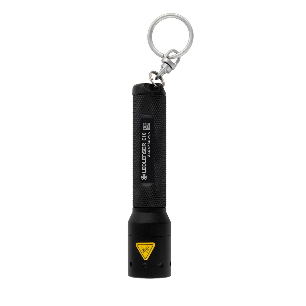 Latarka Ledlenser E10 z nadrukiem Twojego logo, materiał: aluminium, kolor: czarny Latarka Ledlenser E10 z nadrukiem Twojego logo, materiał: aluminium, kolor: czarny