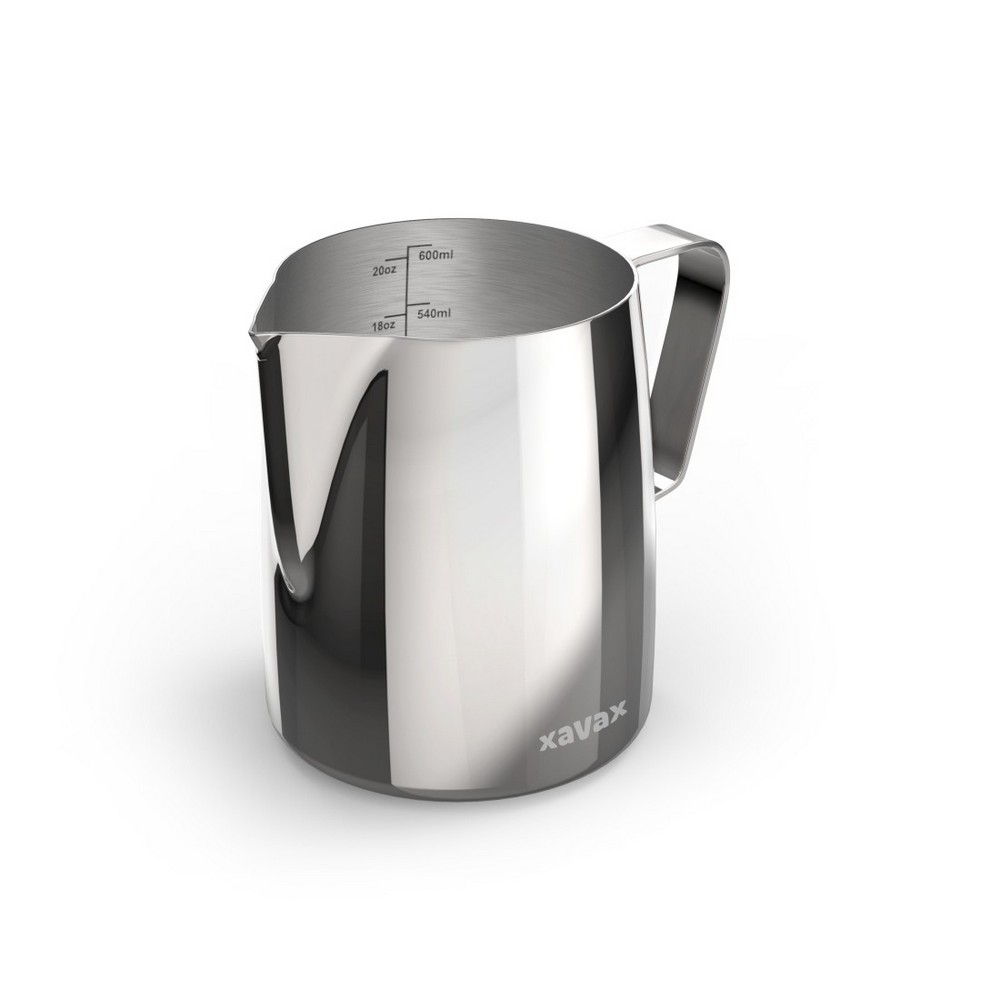 Dzbanek do mleka 600 ml Xavax z nadrukiem Twojego logo, materiał: stal nierdzewna, stal, kolor: srebrny Dzbanek do mleka 600 ml Xavax z nadrukiem Twojego logo, materiał: stal nierdzewna, stal, kolor: srebrny