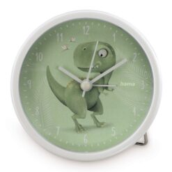 Budzik dla dzieci Hama Happy Dino z nadrukiem Twojego logo, materiał: plastik, kolor: zielony